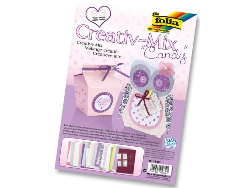 Folia Papier de bricolage Creativ-Mix Candy Multicolore