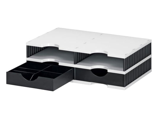 Styro Rangement pour documents styrodoc duo SET 2 tiroirs