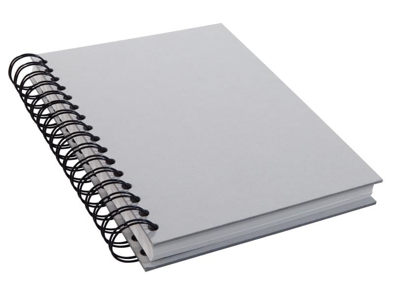 Sigel Carnet de notes A5, Différentes linéatures, Gris