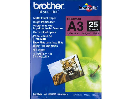 Brother Papier photo A3 145 g/m² 25 Pièce/s