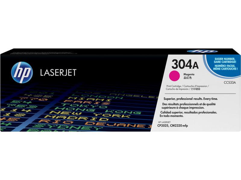 HP Toner Nr. 304A (CC533A) Magenta