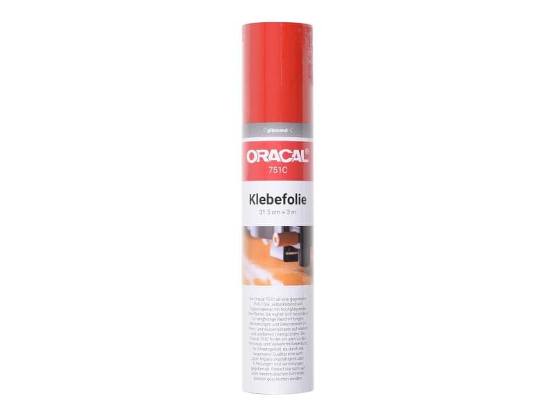 ORAFOL Film de vinyle Oracal 751C / 31.5 x 300 cm rouge