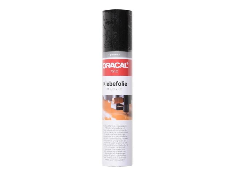 ORAFOL Film de vinyle Oracal 751C / 31.5 x 300 cm Noir