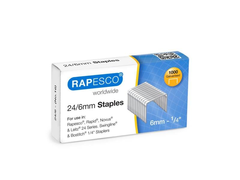Rapesco Agrafe 24/6 1000 pièces