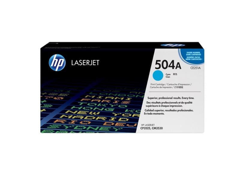 HP Toner Nr. 504A (CE251A) Cyan