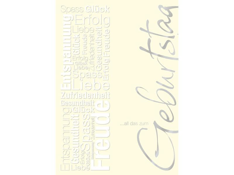 ABC Carte de félicitations Classique, Maxi