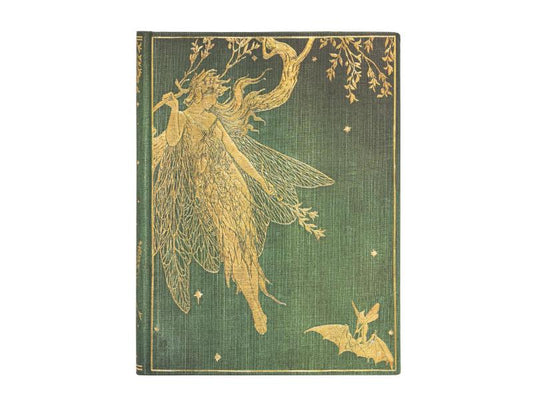 Paperblanks Carnet de notes Olive Fairy 18 cm x 23 cm réglés