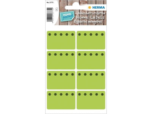 Herma Stickers Étiquettes pour réfrigération Eiskristalle 26 x 40 mm, Grün