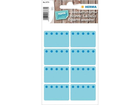 Herma Stickers Étiquettes pour réfrigération Eiskristalle 26 x 40 mm, Blau