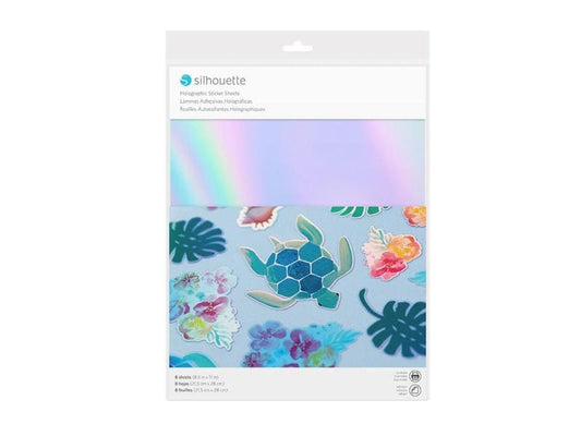 Silhouette Papier autocollant Holo Multicolore