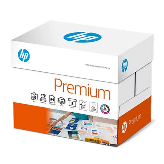 Papier A4 HP Premium Papier Premium extra blanc A4 80g - 1 Carton (2'500 Feuilles)
