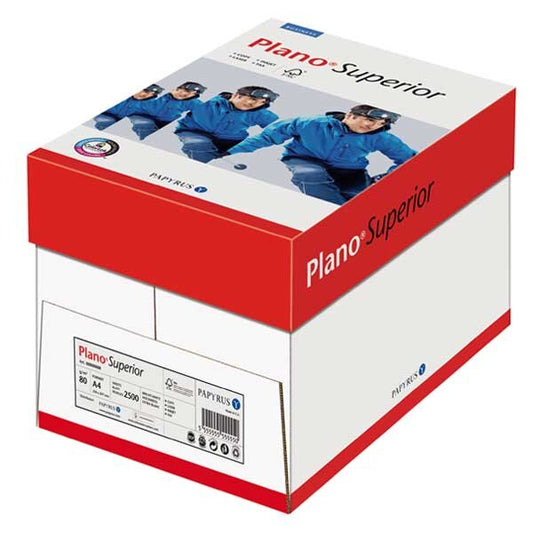 Papier A5 PLANO Superior Premium extra blanc A5 80g - 1 Carton (5'000 Feuilles)