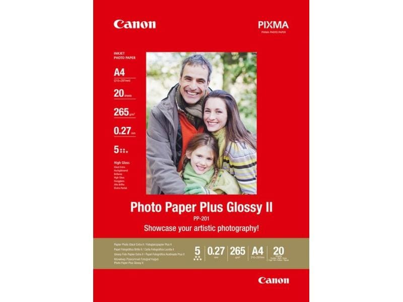 Canon Papier photo PP-201 A4 260 g/m² 20 Pièce/s