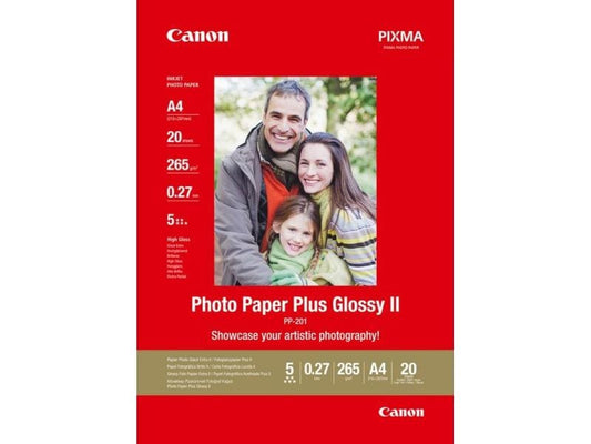 Canon Papier photo PP-201 A4 260 g/m² 20 Pièce/s