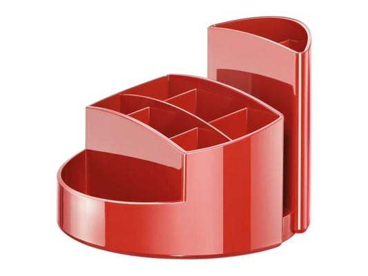 HAN Pot à crayons Rondo Rouge, 9 compartiments