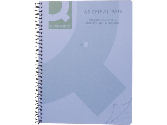 CONNECT Carnet de notes A4+ Bleu, paquet de 5