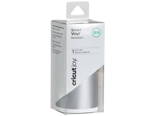 Cricut Film de vinyle Joy Permanent 13,9 cm x 304,8 cm, argent