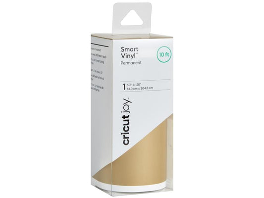 Cricut Film de vinyle Joy Permanent 13,9 cm x 304,8 cm, or