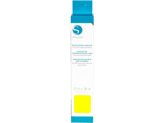 Silhouette Film thermocollant 30.5 cm x 91.4 cm Lisse, jaune fluo