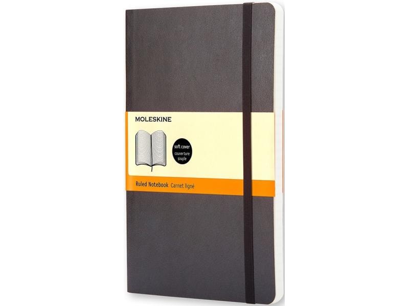 Moleskine Bloc-notes Classic A5 À lignes, Noir, 192 pages