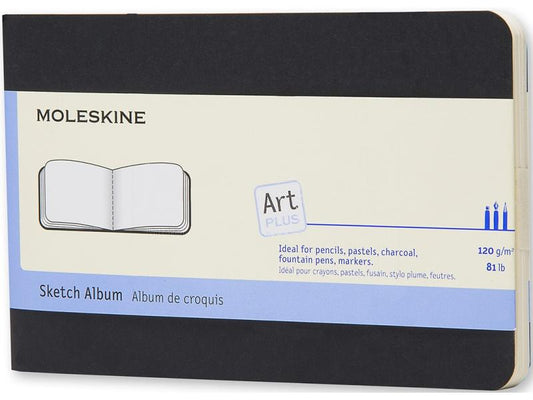 Moleskine Bloc-notes A6 Vierge, Noir