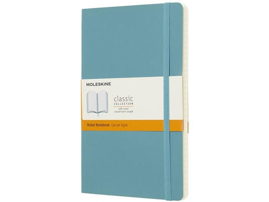 Moleskine Bloc-notes Classic A5 À lignes, Bleu clair, 192 pages