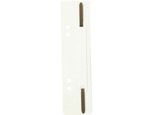 Exacompta Bandes de reliure avec double perforation, 25 pièces, blanc