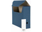 Biella Boîte d’archivage A4 Bleu, 10 pièces