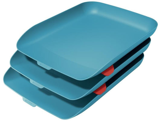 Leitz Panier Cosy, ensemble de 3 Bleu