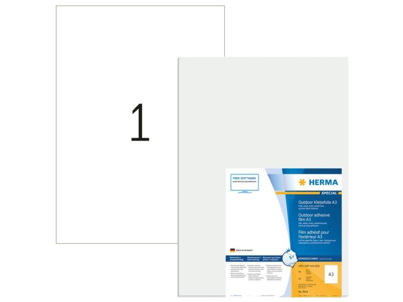 HERMA Labels pour l’extérieur 9544 297 x 420 mm40 labels