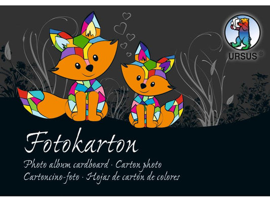 URSUS Papier cartonné A6, 60 feuilles, triées