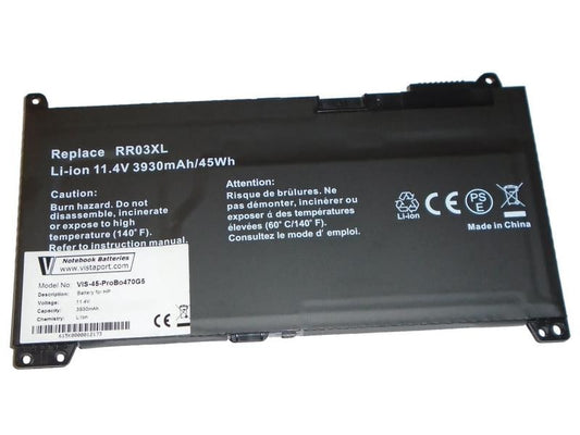 Vistaport Batterie pour HP ProBook 430/440/450/455/470 G4/G5