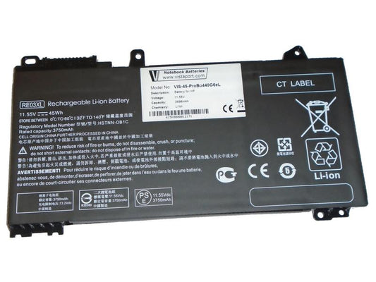 Vistaport Batterie pour HP ProBook 4430 G6/G7, 440/450 G6/G7, 455R G6