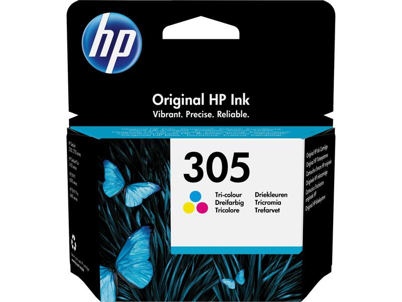 HP Encre Nr. 305 (3YM60AE) Cyan/Magenta/Yellow