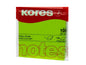 Kores Fiche de bloc-notes 7.5 x 7.5 cm, Vert fluo