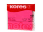 Kores Fiche de bloc-notes 7.5 x 7.5 cm, Rose fluo