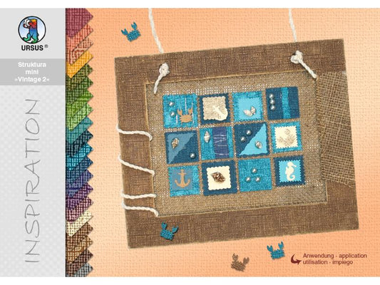 URSUS Papier cartonné Vintage 2, A6, 60 feuilles