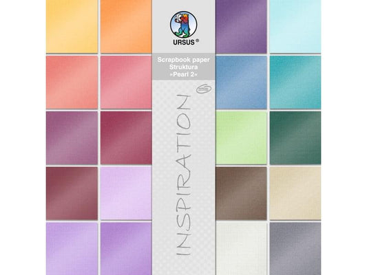 URSUS Papier cartonné Pearl 2 30.5 x 30.5 cm, 20 feuilles