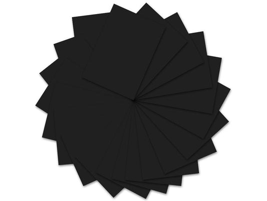 URSUS Papier coloré 50 x 70 cm, 130 g/m², 10 feuilles, noir