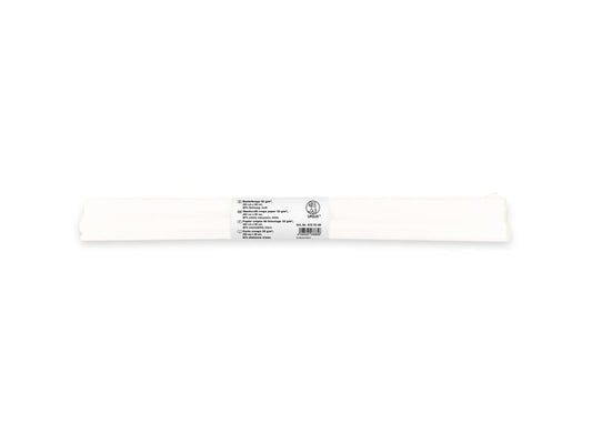 URSUS Papier crêpe 50 cm x 2,5 m, 32 g/m², blanc