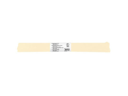 URSUS Papier crêpe 50 cm x 2,5 m, 32 g/m², crème