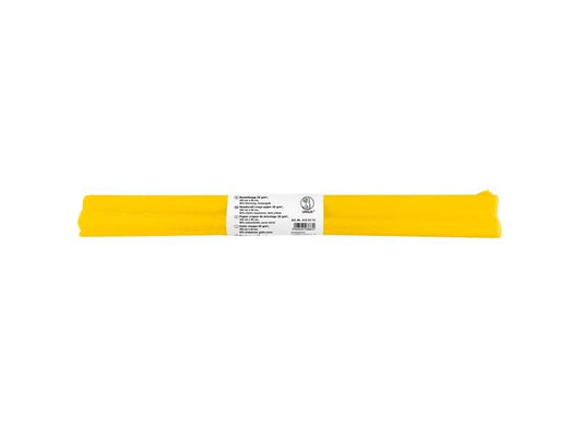 URSUS Papier crêpe 50 cm x 2,5 m, 32 g/m², jaune foncé