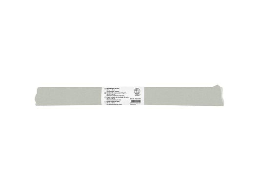 URSUS Papier crêpe 50 cm x 2,5 m, 32 g/m², gris clair