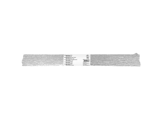 URSUS Papier crêpe 50 cm x 2,5 m, 32 g/m², argent