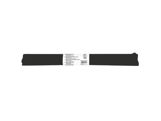 URSUS Papier crêpe 50 cm x 2,5 m, 32 g/m², noir