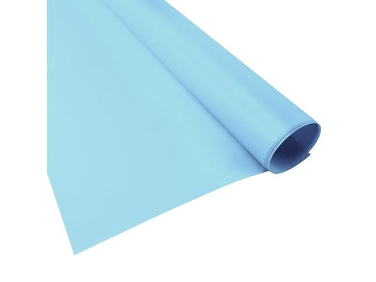 URSUS Papier transparent Uni 50 x 61 cm, 115 g/m², bleu clair