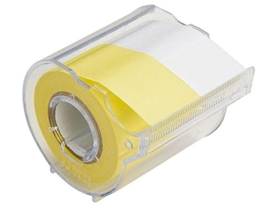NT Cutter Distributeur à feuillets adhésif Yamato 2.5 cm jaune/blanc, 2 rouleaux