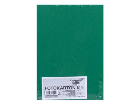Folia Papier cartonné A4, 300 g/m², 50 feuilles, vert sapin