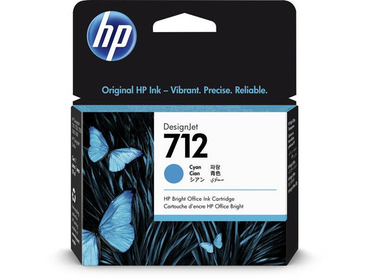 HP Encre Nr. 712 (3ED67A) Cyan