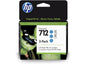 HP Encre Nr. 712 (3ED77A) Cyan (paquet de 3)
